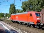 145 071-7 wartet am Haltepunkt Bochum Nokia auf ihre weiterfahrt richtung Wanne-Eickel Hbf. 28.6.2005