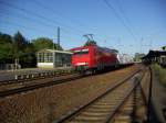 145 053-5 bei der durchfahrt in Werder-Havel am 28.6.05