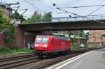 145 061 auf Solofahrt bei Hamburg-Harburg am 04.08.2010