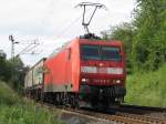 145 018-8 als  Sonderzug  am 28.5.2011 bei Unkel.