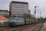 NIAG 145 086-5 mit einem Kohlezug nach Moers in Dsseldorf-Rath am 28.05.2011