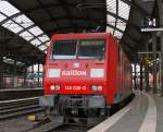 Railion 145 036-0 am 3.6.2011 in Aachen Hbf.