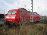 145014 steht hier in Falkenberg/Elster abgestellt. (8.11.02)