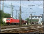 DB 145 078 mit einem gemischten Gterzug in Kln-Gremberg (11.09.2011)