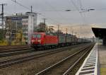 145 064 mit einem Ambrogio-KLV am 24.11.2012 bei der Durchfahrt in Kln-West.