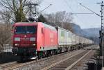 145 024-6 Gterzug durch Bonn-Beuel - 27.03.2013