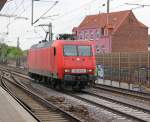 145 041-0 kam am 25.05.2013 als Tfzf in Richtung Seelze durch Hannover Linden-Fischerhof.