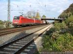 BR 145 013 und eine Ludmilla fahren gerade durch Porta Westf.