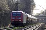 145 053-5 auf der Hamm-Osterfelder Strecke in Recklinghausen 20.3.2014 