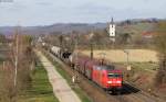 145 050-1 mit einem Mischer bei Denzlingen 19.3.14