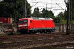 145 032-9 fuhr solo durch hh-harburg,datum 22.08.14