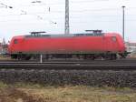 145 069 abgestellt am 30.01.2007 in Brandenburg Hbf.