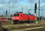 Am 11.03.2015 stand die 145 014-7   von der DB in Stendal   .