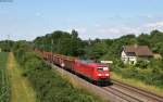 145 005-5 mit dem EZ 44601 (Kehl-Basel SBB RB) bei Mülheim 24.6.15
