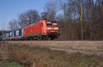 145 018  bei Rastatt  02.03.11