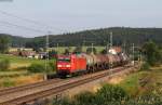 145 072-5 mit dem GC 61039 (Hausach-Rammelswiesen) bei Peterzell 17.7.15.