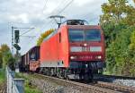 145 051-9 mit gem. Güterzug durch Bonn-Beuel - 23.10.2015