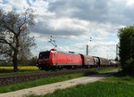 DB Cargo 145 007-1 am 04.05.16 bei Walluf