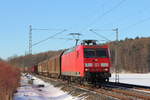 145 062-6 DB Cargo bei Oberlangenstadt am 19.01.2017.