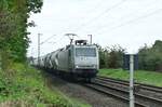 RHC 145 084 in Kaarst Broicherseite gen Neuss Hbf fahrend am 15.9.2022