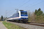 145 040 rauscht mit ihrer RB37 bei Kaarst in Richtung Neuss.

Kaarst 09.03.2026