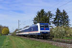 145 040-2 (TRI) mit der RB37 Richtung Neuss Hbf in Kaarst, 8. April 2026