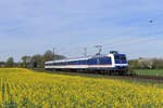 145 040-2 (TRI) mit der RB37 Richtung Neuss Hbf in Meerbusch B�singhoven, 8. April 2026