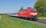 Lokomotive 145 097-2von TRI auf der RB 37 unterwegs. Kaarst, 23.04.2026.
