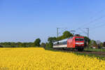 145 097-2 (TRI) mit der RB37 nach Neuss Hbf in Meerbusch B�singhoven, 23. April 2026