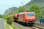 BRLL 145 092-3 in Diensten von HSL in Leutesdorf 9.7.2026