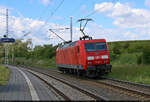 Neuer Besitzer, noch alter Look: Nachschuss auf die solo Richtung Sangerhausen fahrende 145 048-5 (145 068-2) an der Blockstelle Zscherben.

🧰 IntEgro Verkehr GmbH, eingestellt bei der Eisenbahn-Bau- und Betriebsgesellschaft Pressnitztalbahn (PRESS)
🕓 24.5.2025 | 12:42 Uhr