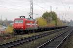 HGK 145 CL 015 durchf�hrt den Bhf von Moers. 14.11.2004