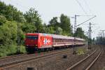 145-CL 012 mit einem Sonderzug in Unterrath am 24.05.2009