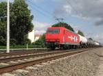 BR 145 der HGK zwischen Berlin Pankow Heinersdorf und Pankow am 25.08.2010
