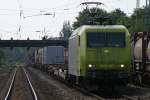 145-CL 031 mit Containerzug am 24.8.11 in Bonn-Beuel