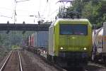 Die AlphaTrains 145-CL 031 am 24.8.11 bei der Durchfahrt durch Bonn-Beuel.