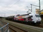 145 023-6 der PRESS hing am Kessel in Plauen/V.
