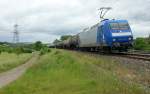 HGK 145-CL 201 mit Kesselwagen Richtung Eisenach, am 26.06.2013 bei Erfurt.