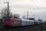 HGK 145-CL 011 am 2.3.13 mit einem Kohlezug in Krefeld-Uerdingen.