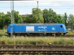 145 030-7 am 03.07.2014 im Bhf. Stendal