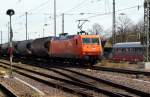 Am 22.03.2015 kam die 145-CL001 von ArcelorMittal aus Richtung Berlin nach Stendal und fuhr weiter in Richtung Hannover .
