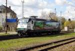 Am 18.04.2015 Rangierfahrt von der 145 023-6 von der Press in Stendal .