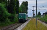 Lz durch Herrath ist die ehemalige Rail4Chem 145 CL 005 gen Aachen fahrend zu sehen.
23.6.2015