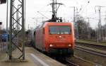 Am 07.02.2016 kam die 145-CL002 von ArcelorMittal aus Richtung Berlin nach Stendal und fuhr weiter in Richtung Hannover .