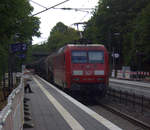 145 016-2 DB kommt mit einem Kesselzug aus Antwerpen-BASF(B) nach Ludwigshafen-BASF(D) und kommt aus Richtung Aachen-West,Aachen-Schanz,Aachen-Hbf,Aachen-Rothe-Erde und fährt durch