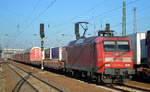 DB Cargo AG [D] mit   145 016-2  [NVR-Nummer: 91 80 6145 016-2 D-DB] und gemischtem Güterzug Richtung Rbf.