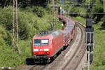 DBC 145 056-8 auf der Hamm-Osterfelder Strecke in Recklinghausen 15.6.2022