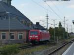 145 013 fährt am 19.09.2014 durch Bremerhaven.