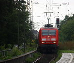 145 049-3 DB  kommt mit einem gemischten Güterzug aus Köln-Gremberg(D) nach Mannheim(Gbf(D) aus Richtung Köln und fährt in Richtung Koblenz.