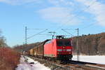 145 071-7 DB Cargo bei Oberlangenstadt am 19.01.2017.